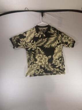 Tommy Bahama Men's Tropical Floral Short Sleeve Polo Shirt